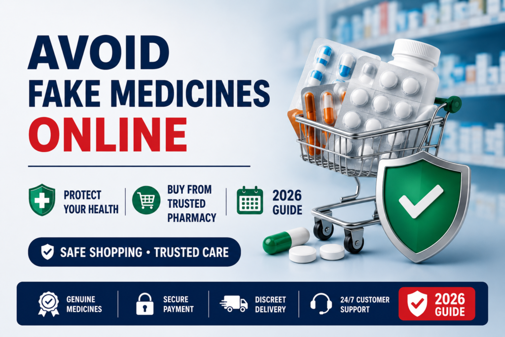 Avoid fake medicines online – trusted pharmacy safety guide 2026